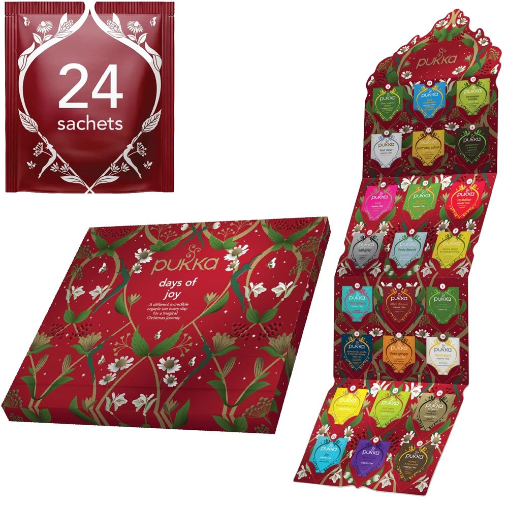 Pukka Organic Days of Joy Wall Advent Calendar 42g Beauty